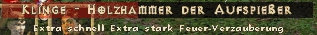 Holzhammer der Aufstießer